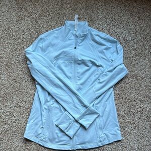 Lululemon Athletica Women's Soft Blue Define Jacket Size 16
